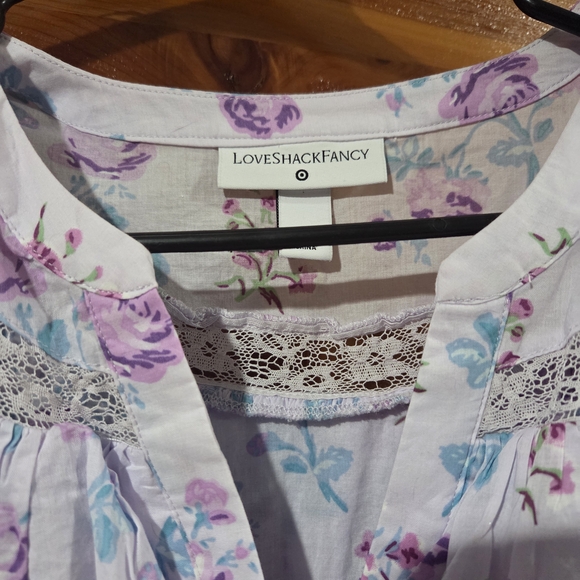 LoveShackFancy Floral Ruffle Dress - Picture 3 of 9